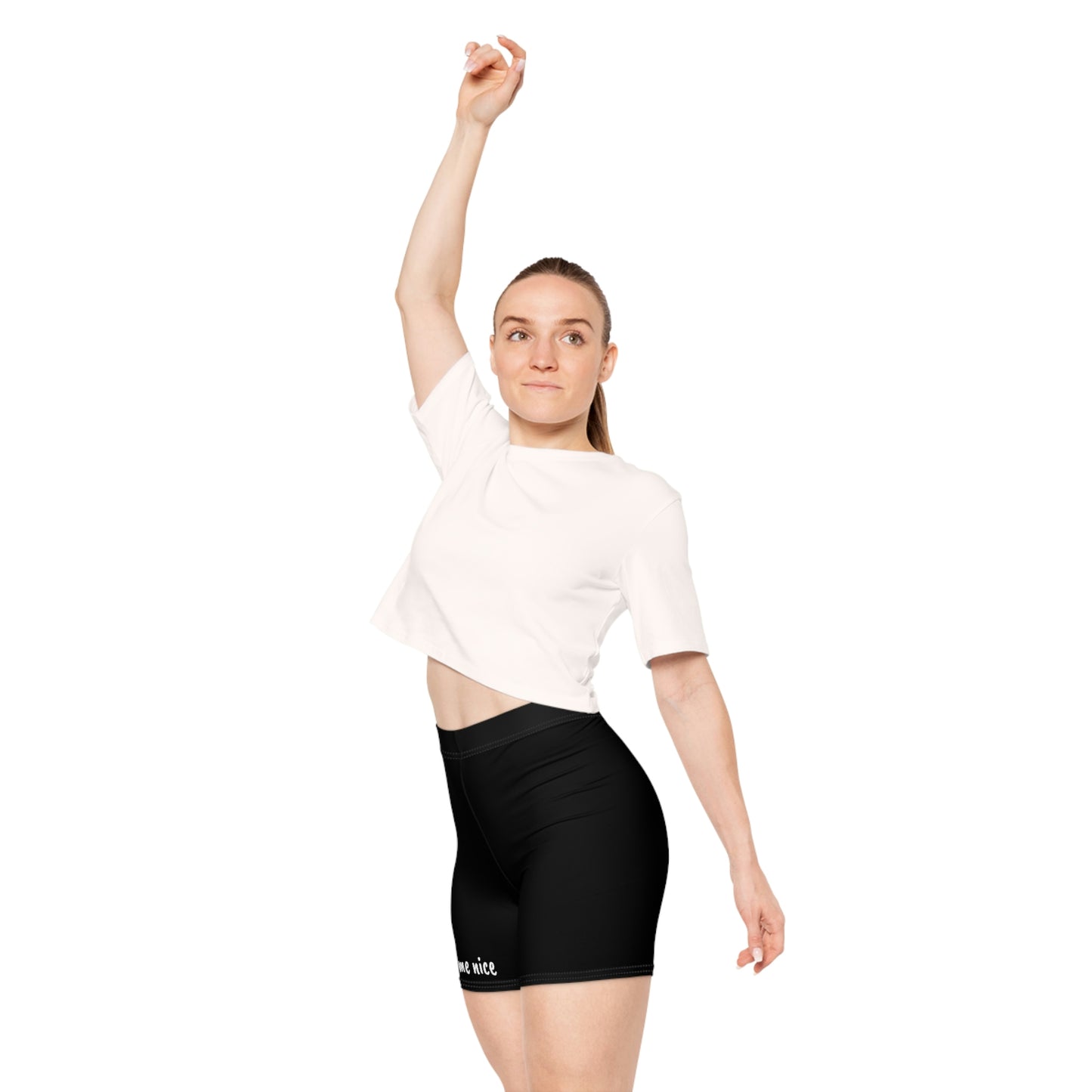 Talk to me nice Women's Biker Shorts