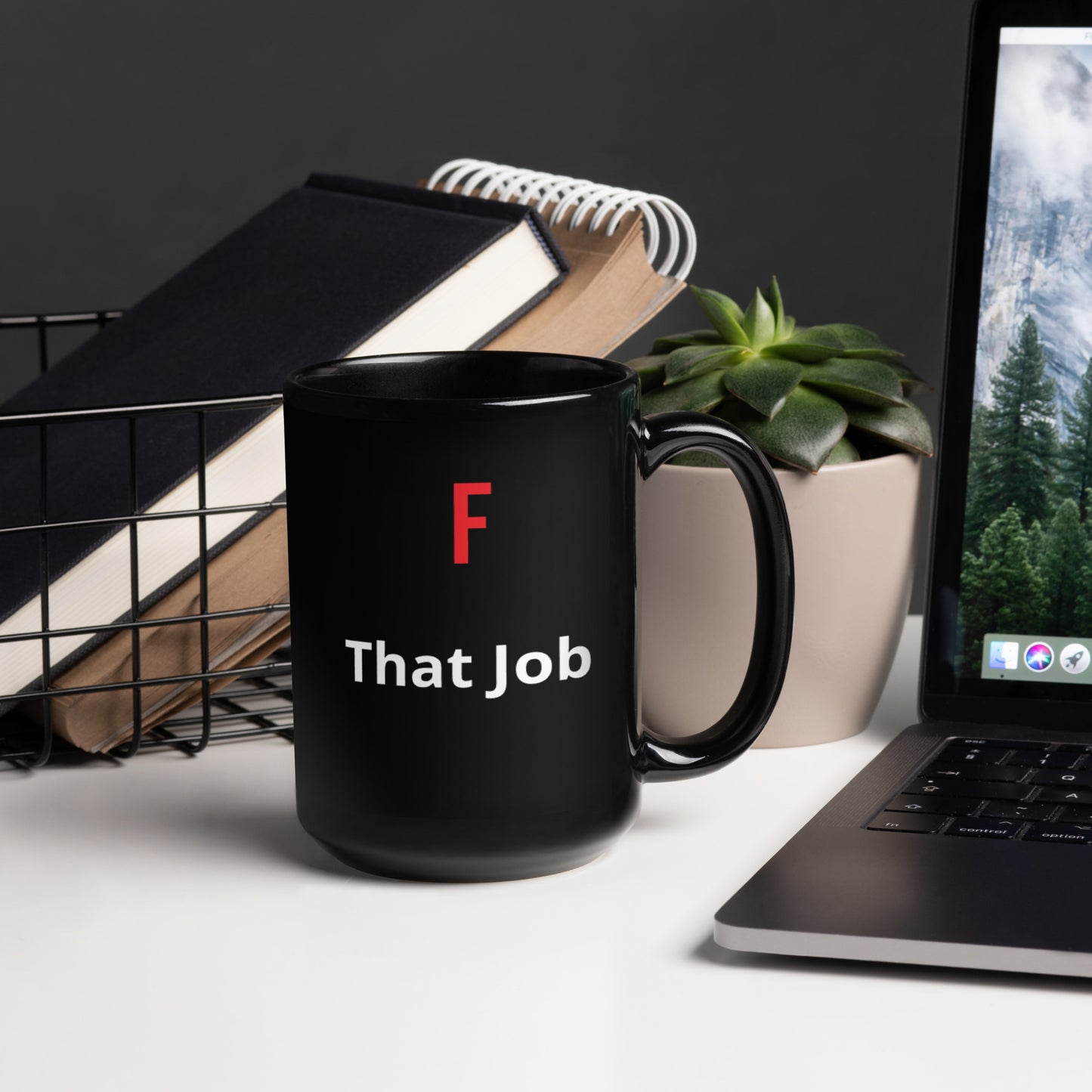 F that job mug