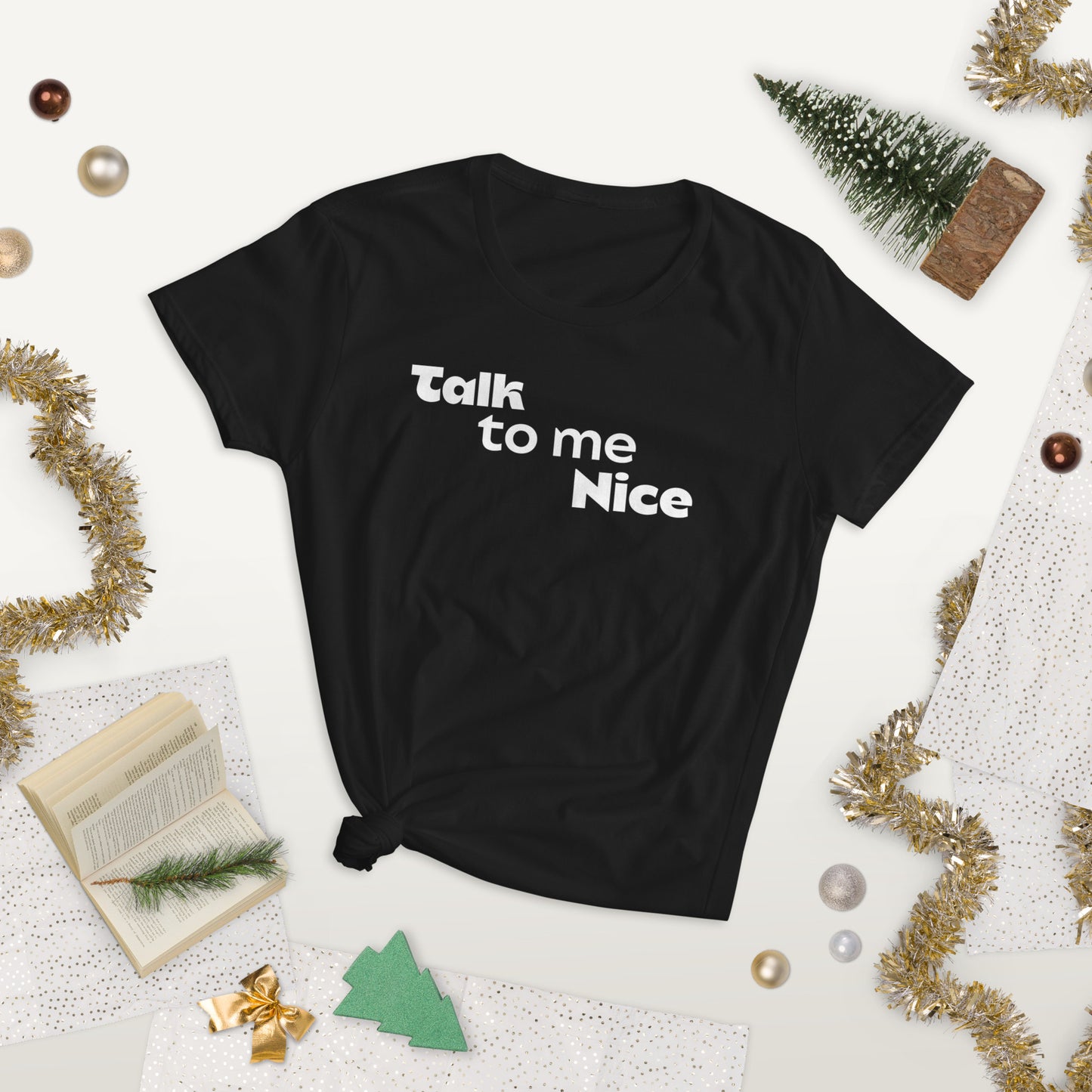 Talk to me Nice women's short sleeve t-shirt
