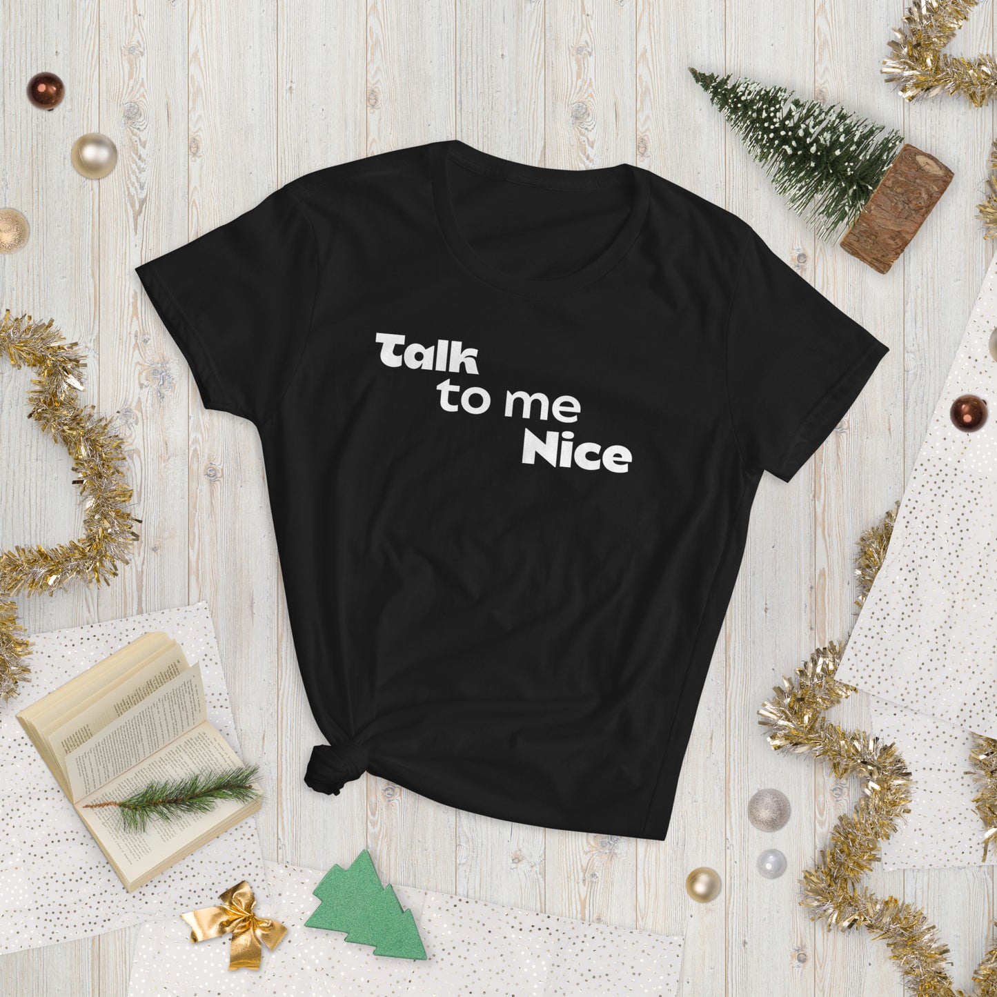 Talk to me Nice women's short sleeve t-shirt