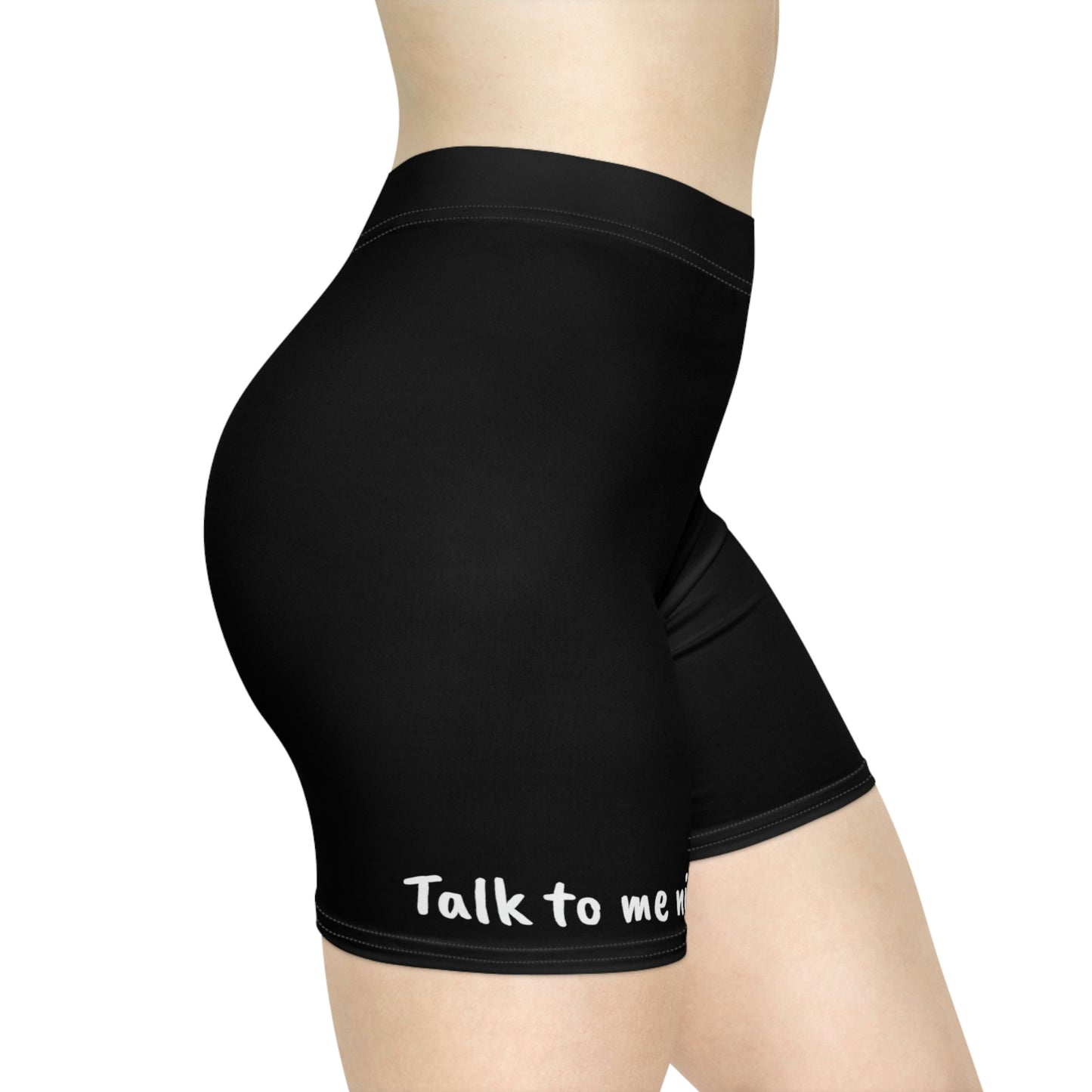 Talk to me nice Women's Biker Shorts